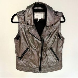 BCBG metallic vest